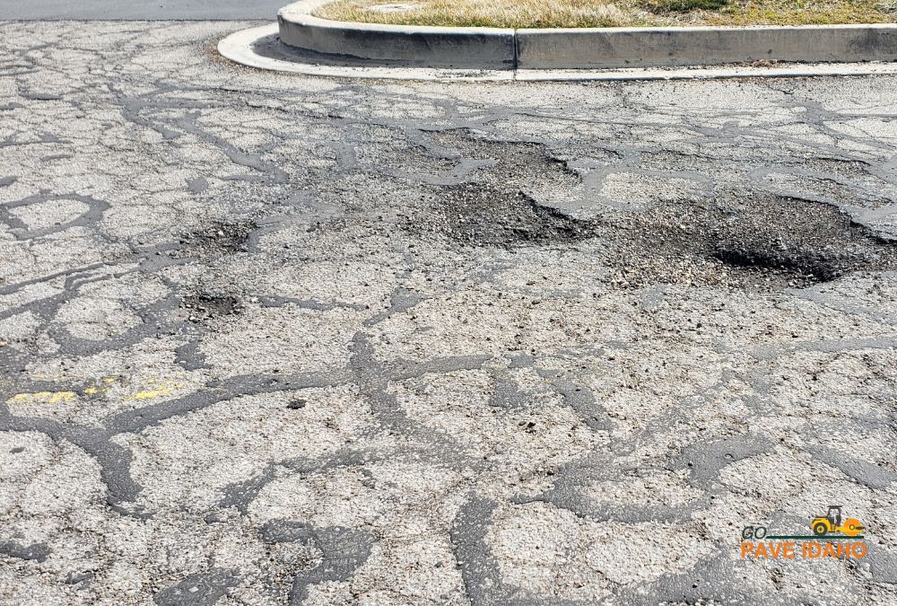 Asphalt Parking Lot Pothole Repairs for Idaho Business and Commercial Properties