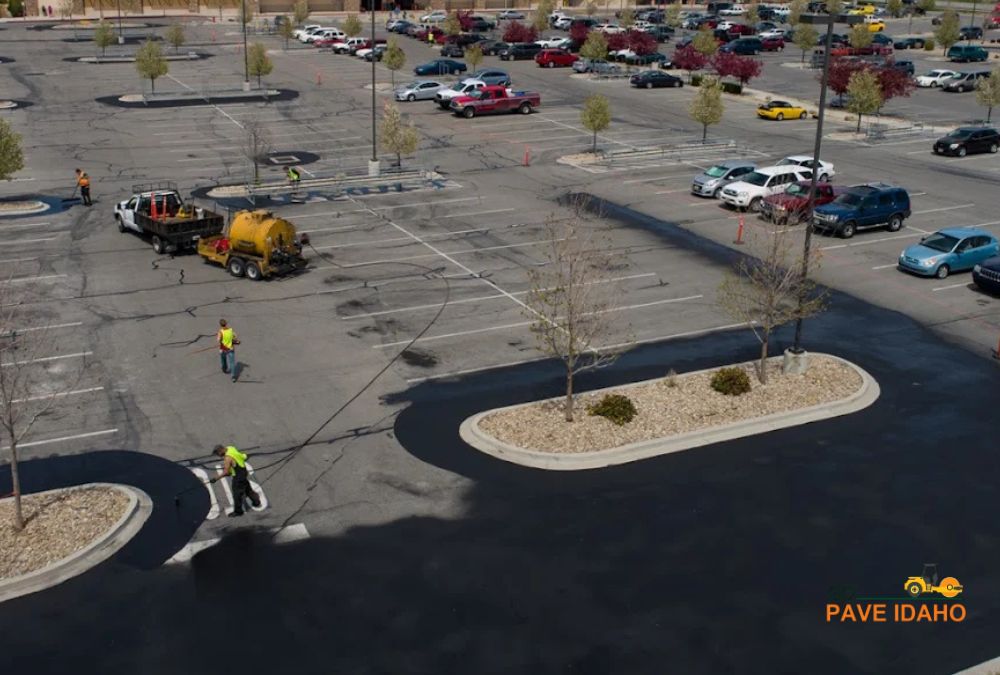Asphalt Sealing with Microsurfacing Can Fix Damage for Lots in Idaho
