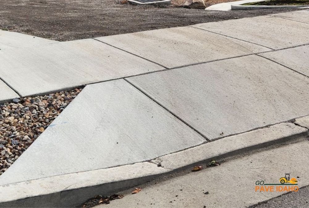 Commercial Concrete Pouring for parking lot Approach Aprons & Drive Exits in Idaho