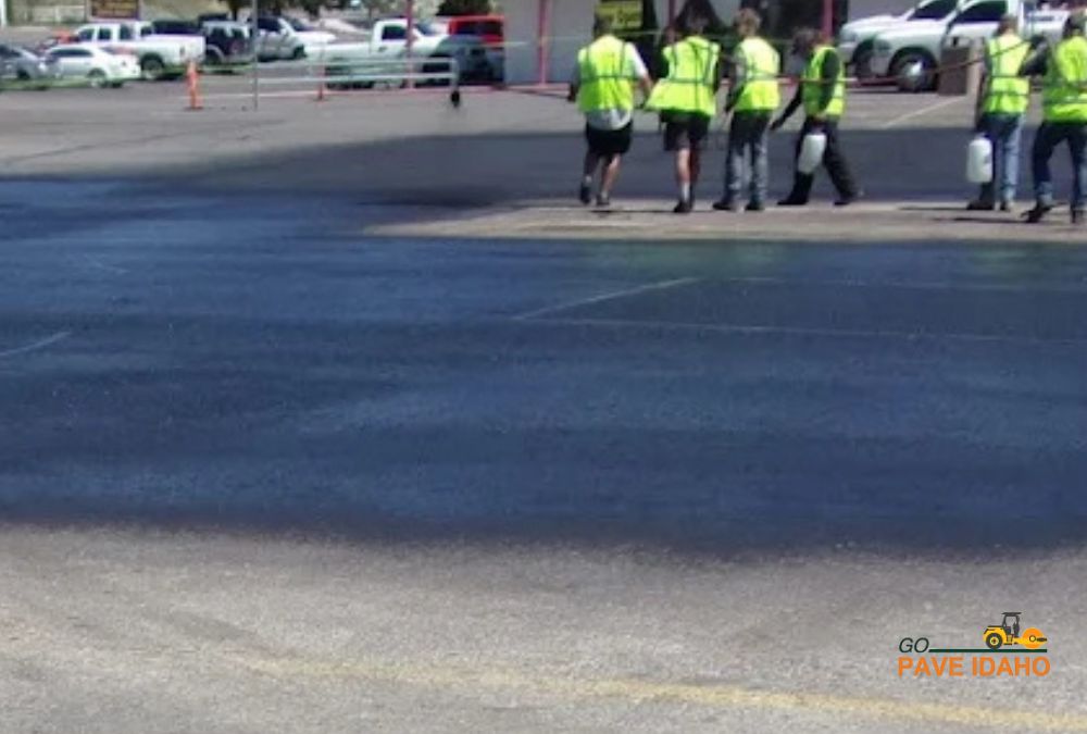Seal Coating Preserves Idaho Asphalt