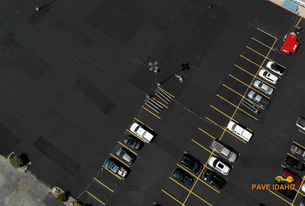Slurry Seal for Asphalt Preservation for Idaho Parking Lots